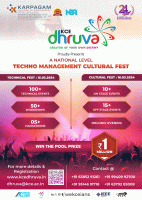 Dhruva 2k24 Techno Management Cultural Fest Poster